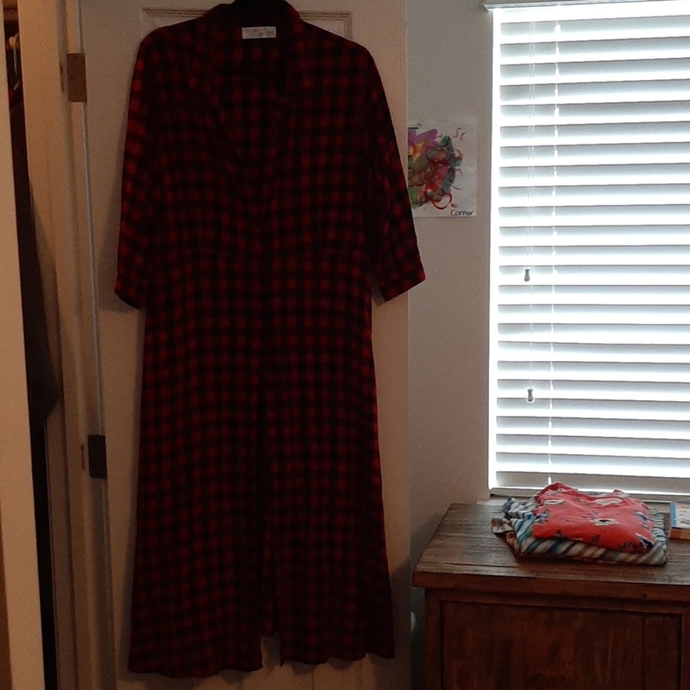 Buffalo plaid dress